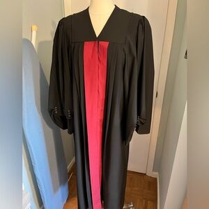 Rare Montreal De Lavoy Bespoke Barrister / Legal / Academic / Choir Gown – Wool